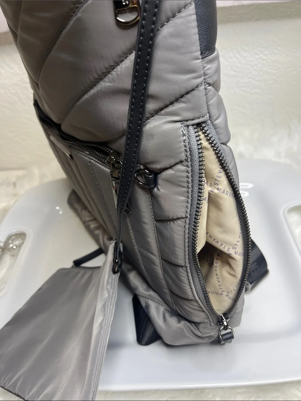 Steve Madden Laptop Cossbody/Backpack convertible